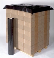 Afdekvellen - 150 x 180 cm - 30 my - zwart - LDPE